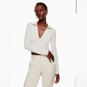 Babaton Contour Polo Long Sleeve